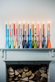 Striped Mixed Pack Eco Candles - Set of 6