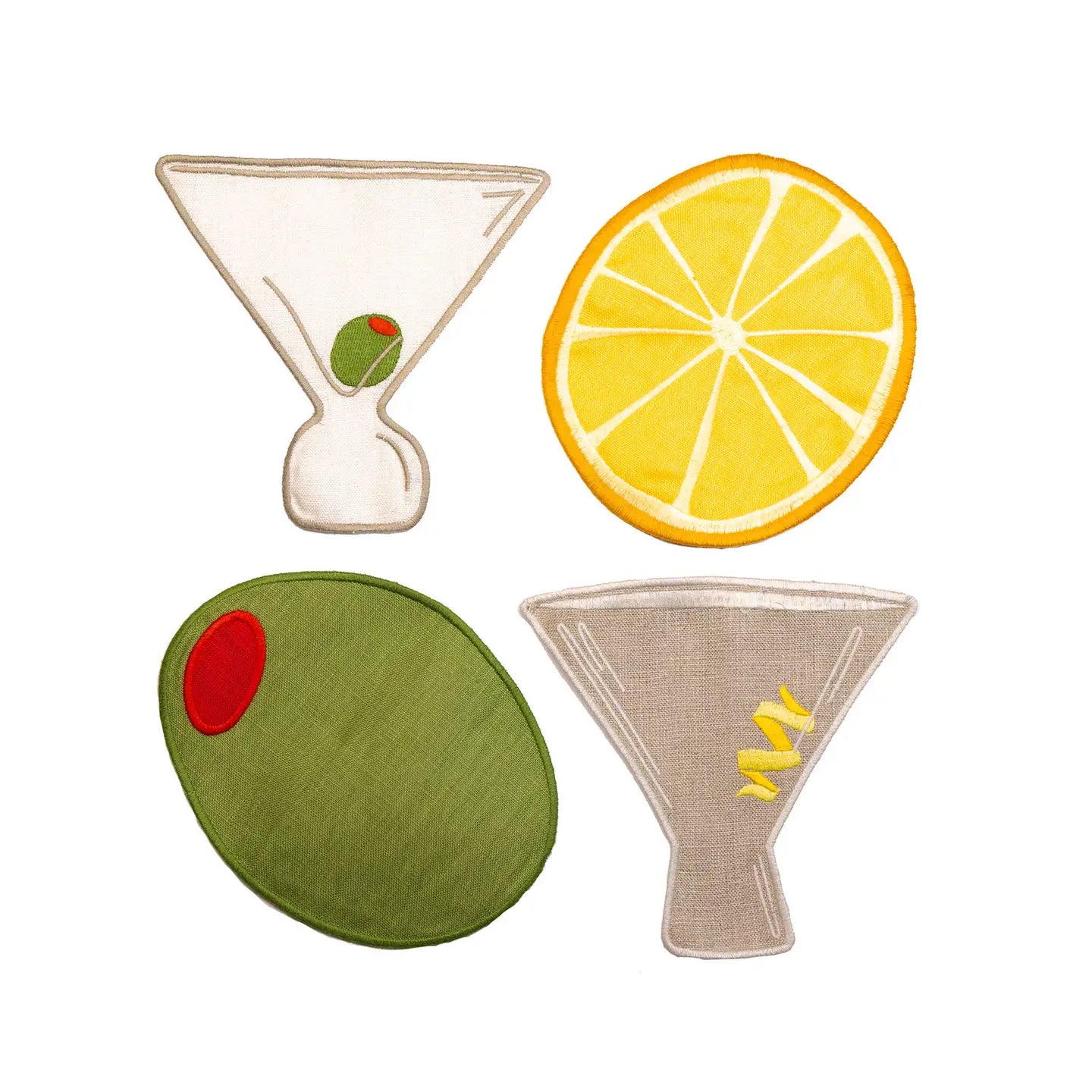 Martini Cocktail Napkins | Set of 4