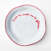 Statement Plate - 'C'est la cerise sur le gateau'