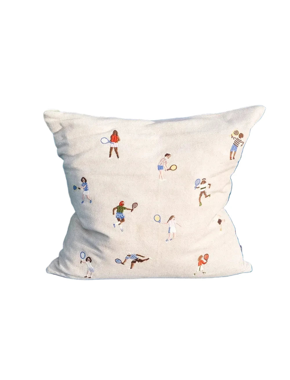 Tennis Embroidered Cushion 48X48 CM
