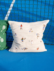 Tennis Embroidered Cushion 48X48 CM