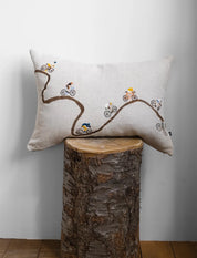 Giro Embroidered Cushion 58x38 CM