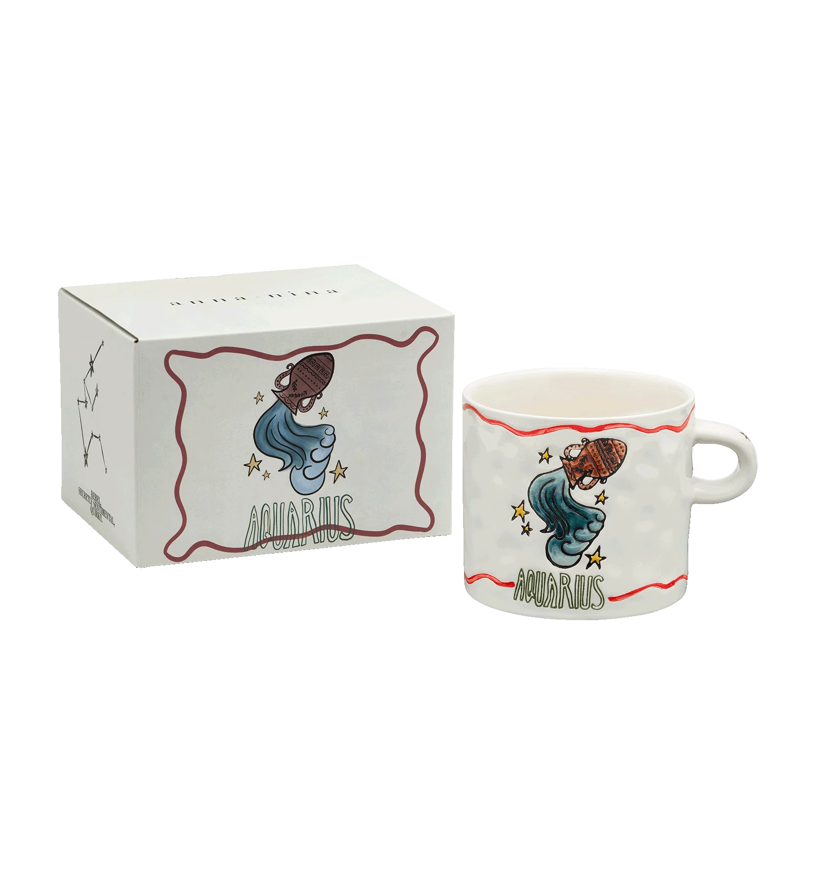 Zodiac Tea Mug - Aquarius