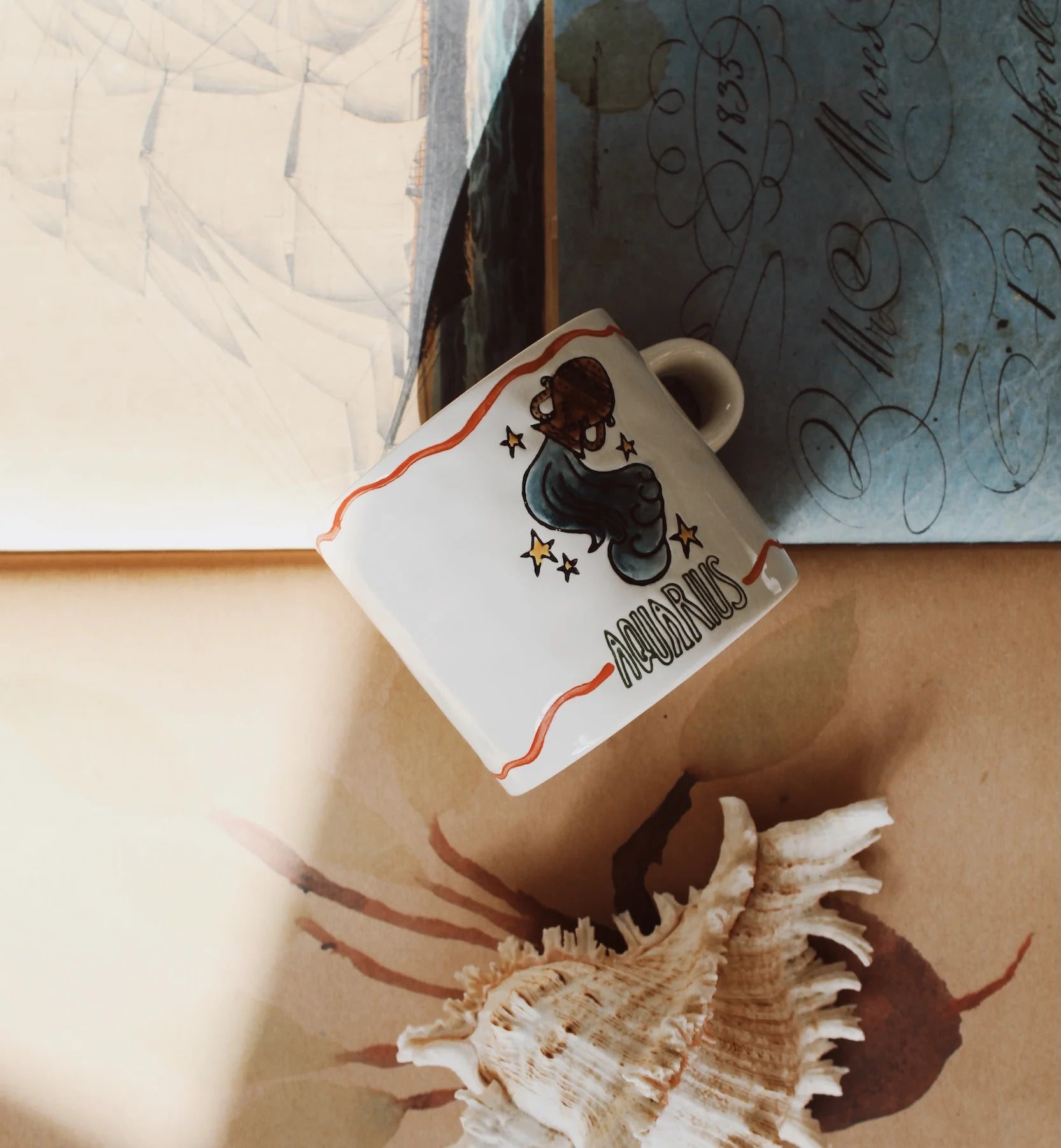 Zodiac Tea Mug - Aquarius