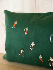 Soccer Embroidered Cushion 58x38 CM
