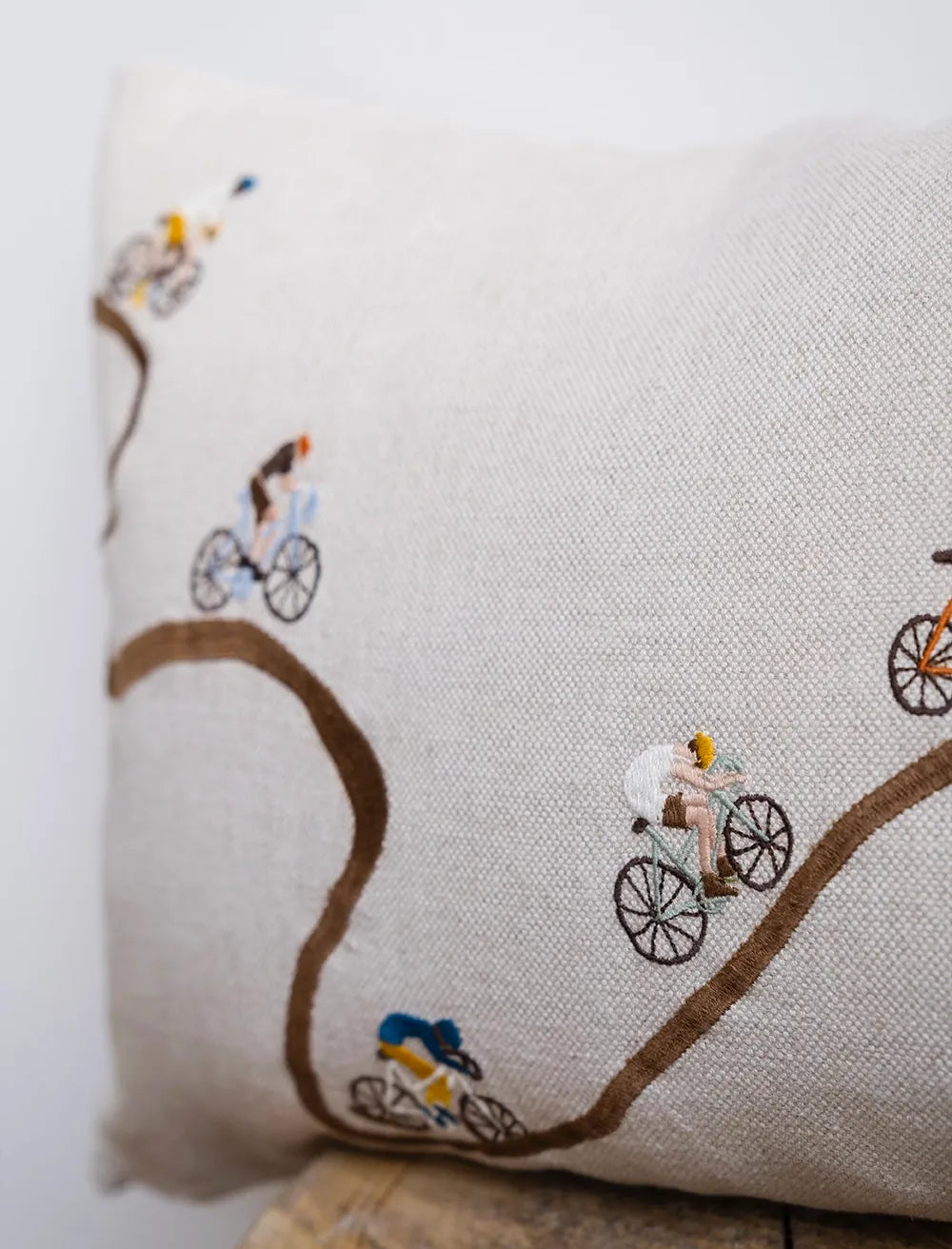 Giro Embroidered Cushion 58x38 CM