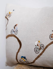 Giro Embroidered Cushion 58x38 CM
