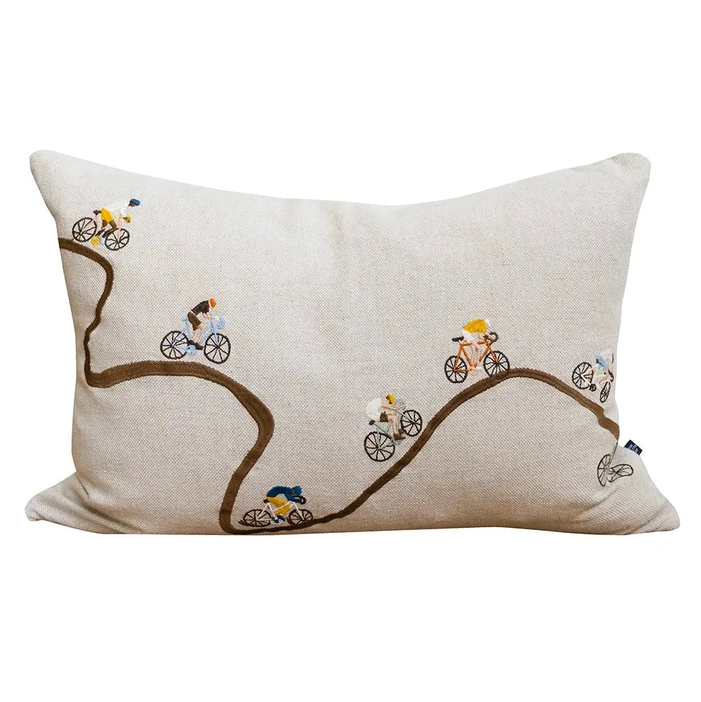 Giro Embroidered Cushion 58x38 CM