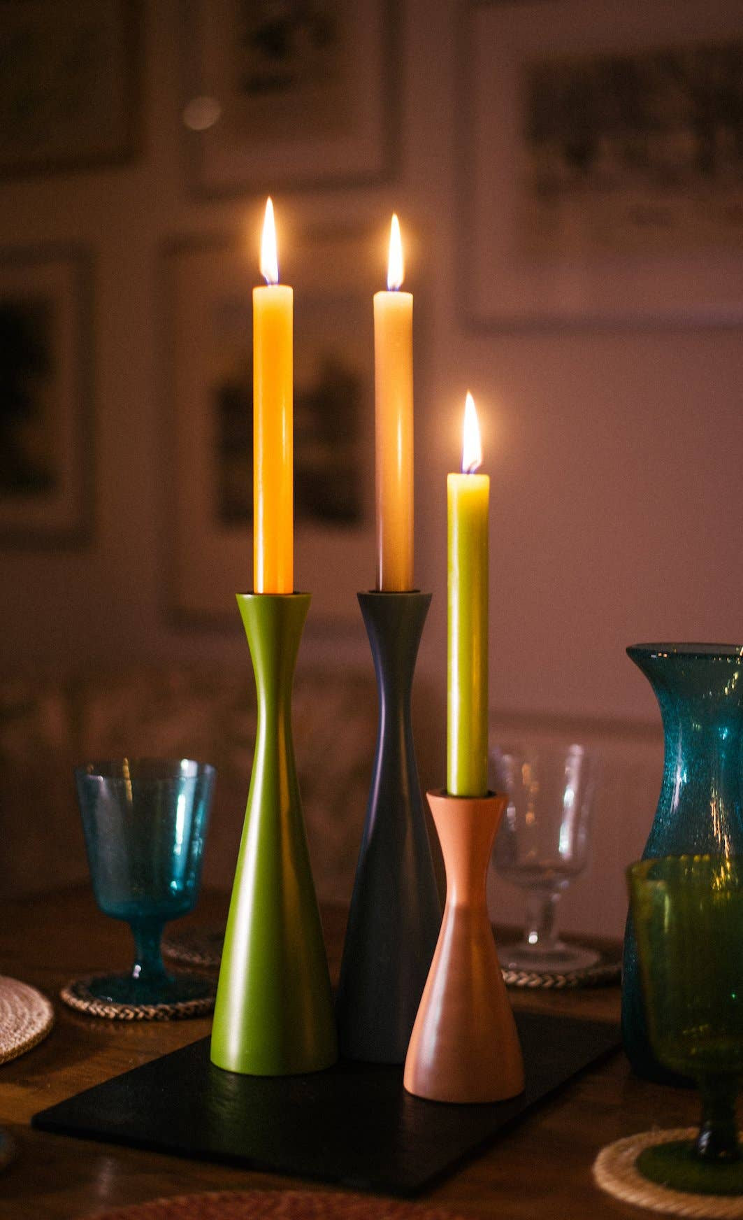 Tall Pompadour Candleholder