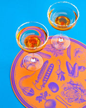 Veggie Punk Round Placemats - Set of 6