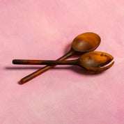 Salad Servers - Amber Set