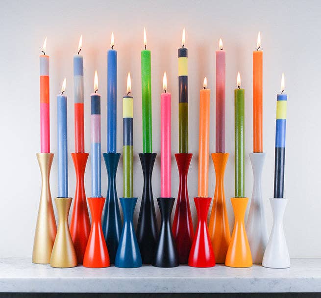 Medium Pompadour Candleholder
