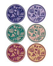 Vintage Vegetable Round Placemats - Set of 6