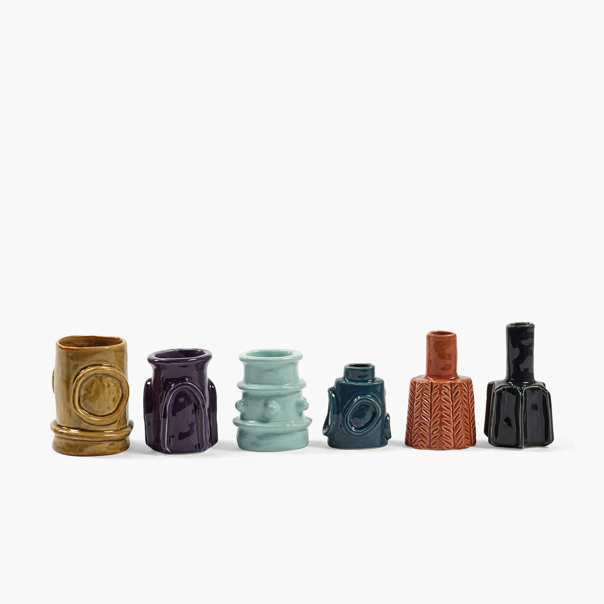 Molly Glazed Vases | Mix (Set of 6) by Serax