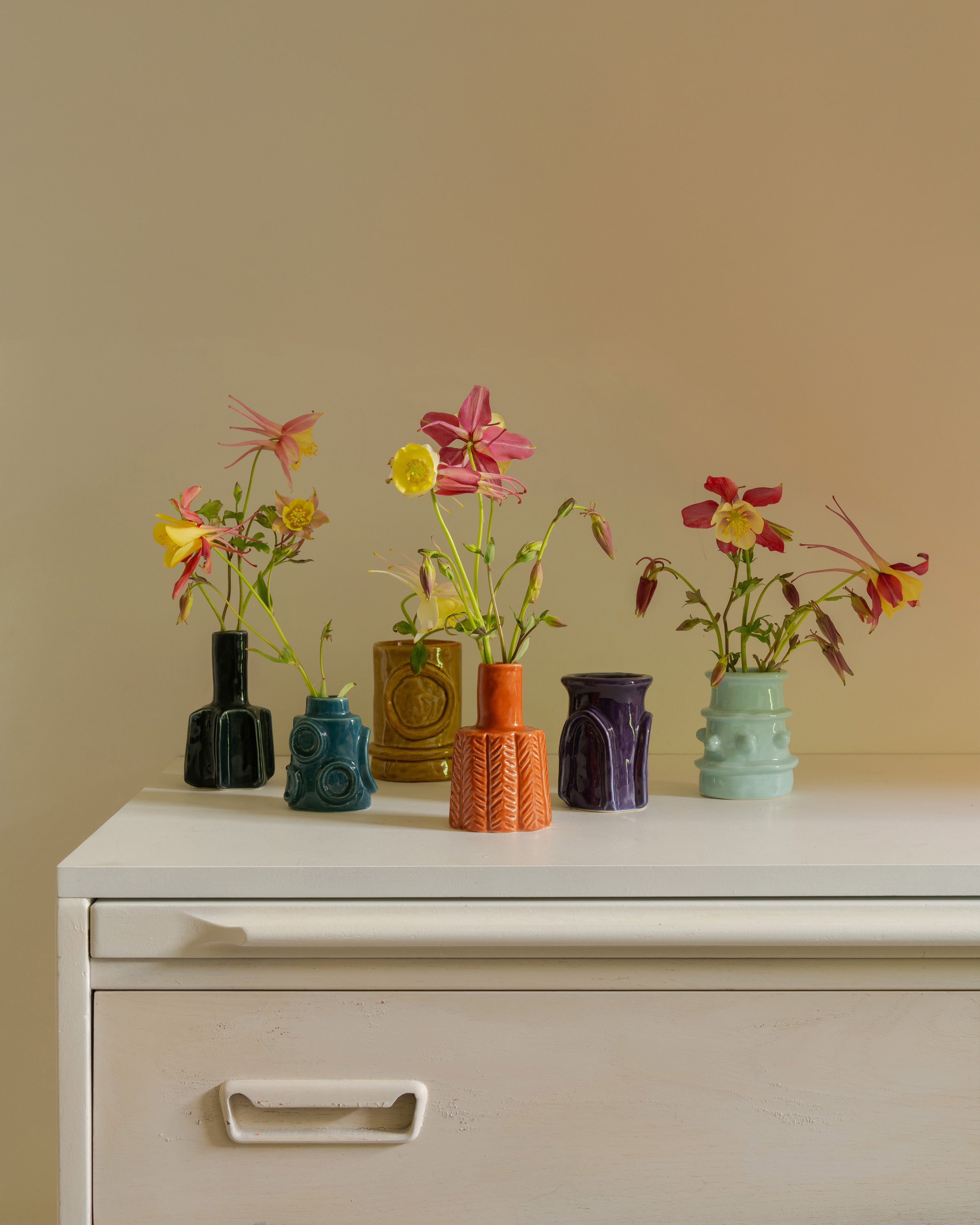 Molly Glazed Vases | Mix (Set of 6) by Serax