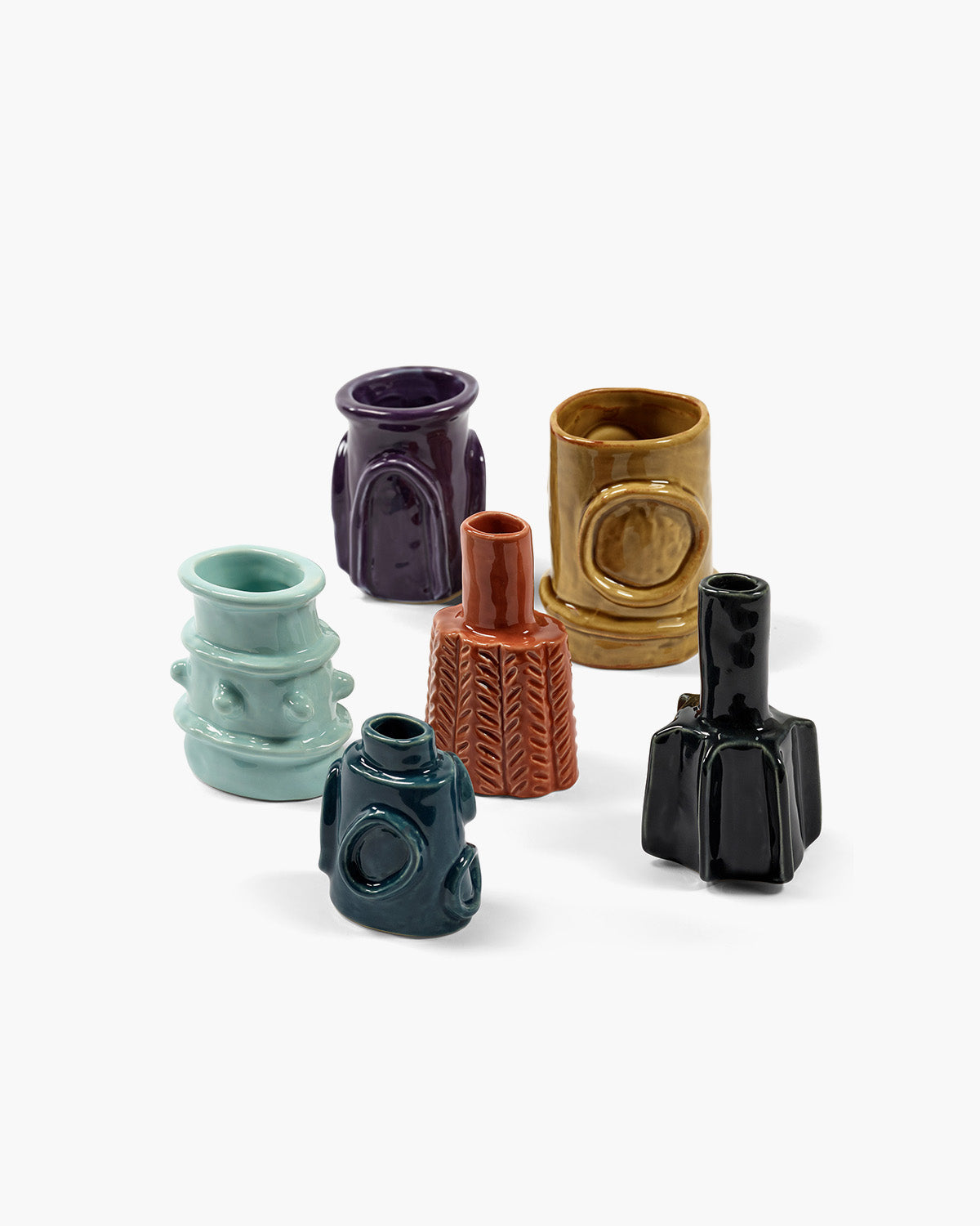 Molly Glazed Vases | Mix (Set of 6) by Serax