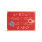 Sardine Cocktail Napkins | Set of 4