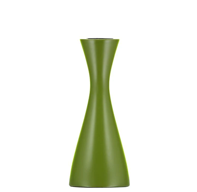 Medium Olive Green Candleholder