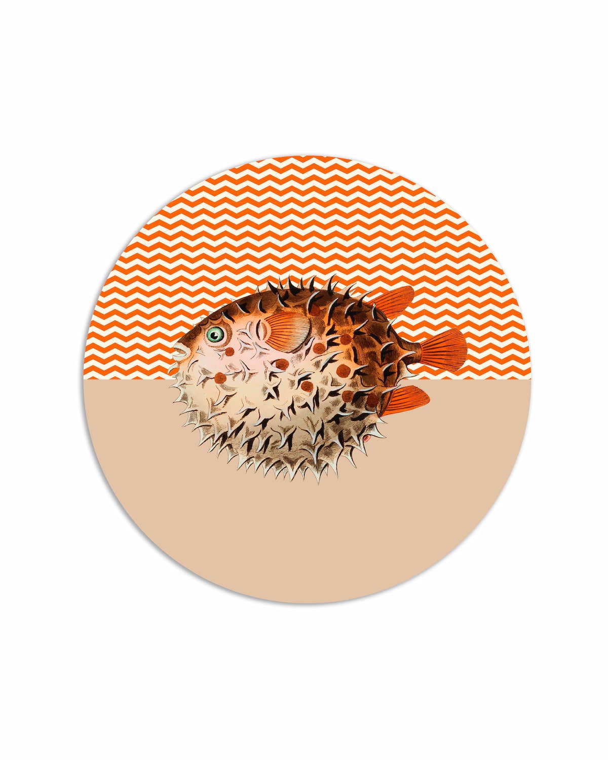 Marea Round placemat - Oscar