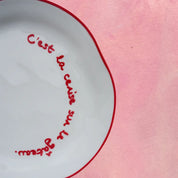 Statement Plate - 'C'est la cerise sur le gateau'