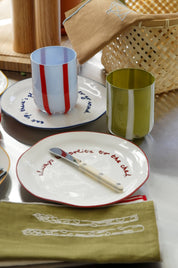 Statement Plate - 'these dishes won't wash themselves.'