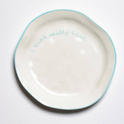 Statement Plate - 'I tried really hard'