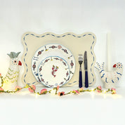 Naive blue bird candlestick