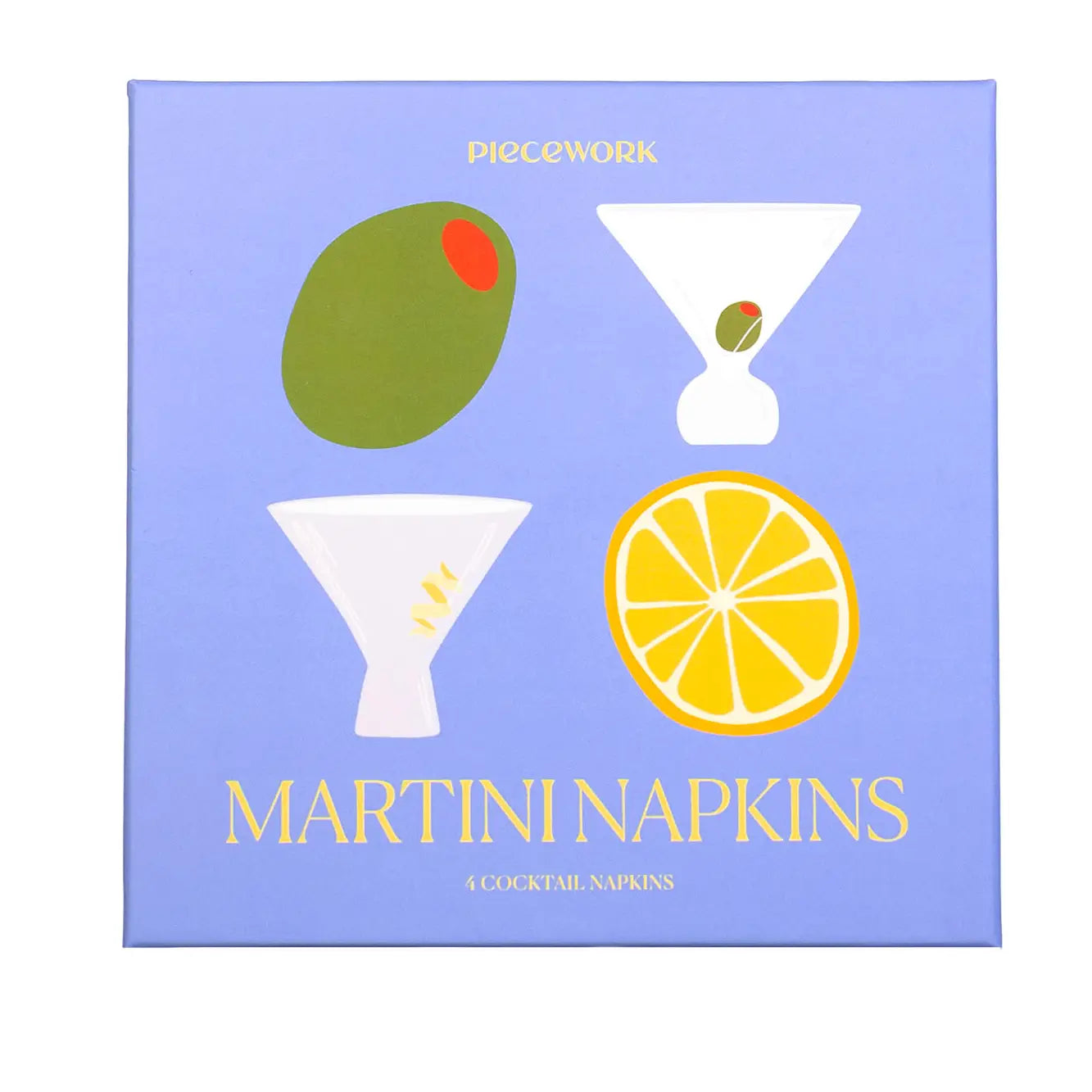 Martini Cocktail Napkins | Set of 4