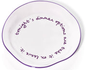 New! Statement Plate - 'Take it or leave it.'