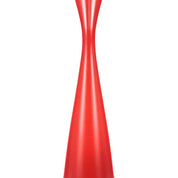 Tall Oriental Red Candleholder