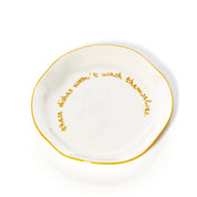 Statement Plate - 'these dishes won't wash themselves.'